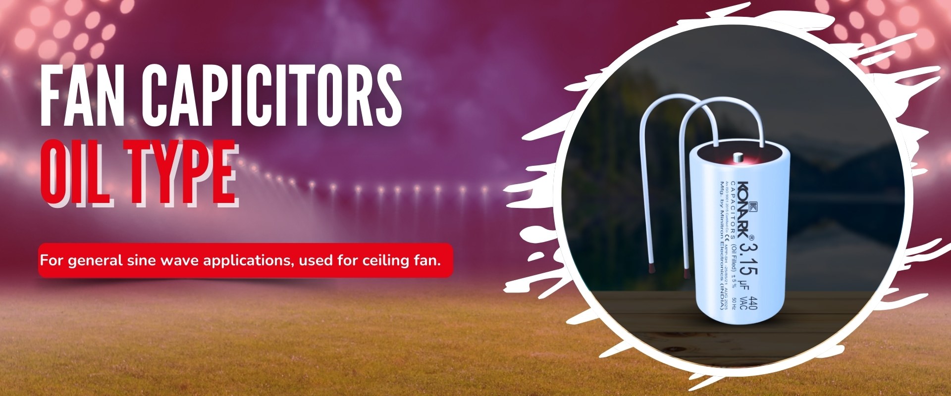 fan capicitors banner